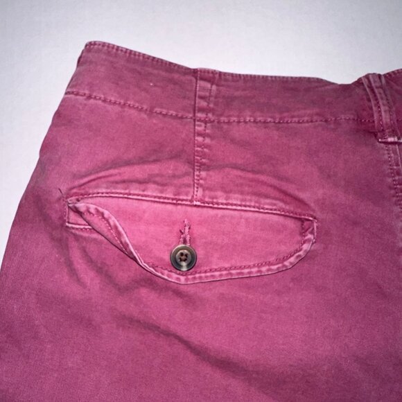 American Eagle Maroon Next‎ Level Flext Classic Chino Shorts w Pockets Mens 33 - Picture 12 of 12